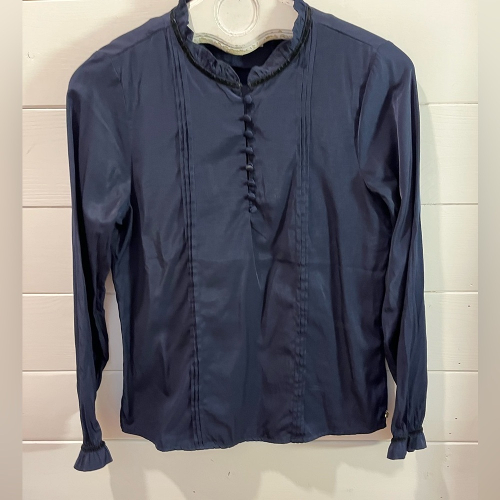 💙 CHEVIGNON – Victorian-Inspired Blouse – Size S